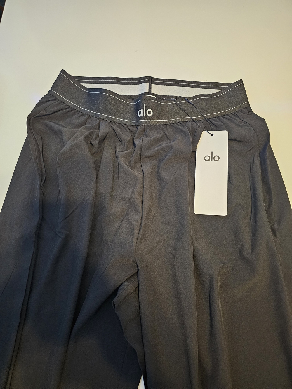 ALO Yoga Black Women's Track Joggers with Branded Waistband